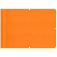 vidaXL Balkon-Sichtschutz Orange 75x700 cm 100 % Polyester-Oxford