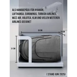 Normani Rucksack mit Trolleyfunktion 30 Liter | Grau