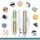 huiike Stand Up Paddling Board 305 x 84 x 15 cm blau