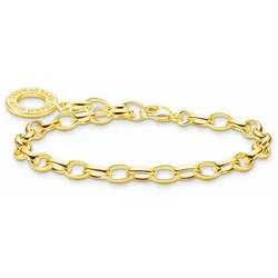 Klassisches Charm Armband - 750 Gelbgold Vergoldung