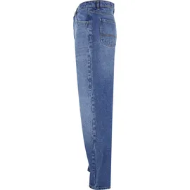 URBAN CLASSICS Heavy Ounce Baggy Fit Jeans New Mid Blue Washed 38
