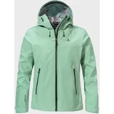 Schöffel Cascata Regenjacke Damen Gem Jade 36