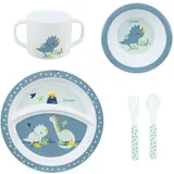 Sterntaler 6802423 Geschirrset DINO Rexi blau