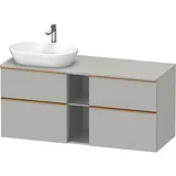 Duravit D-Neo Konsolenwaschtischunterbau wandhängend Betongrau Matt 1400x550x664 mm à DE4970L0407000 DE4970L04070000,