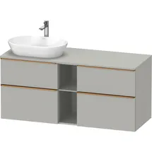 Duravit D-Neo Konsolenwaschtischunterbau wandhängend Betongrau Matt 1400x550x664 mm à DE4970L0407000 DE4970L04070000,