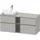 Duravit D-Neo Konsolenwaschtischunterbau wandhängend Betongrau Matt 1400x550x664 mm à DE4970L0407000 DE4970L04070000,
