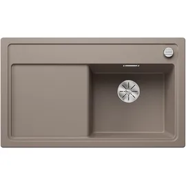 Blanco Zenar 45 S rechts Einbau von Oben silgranit tartufo Handbetätigung 860 x 510 mm