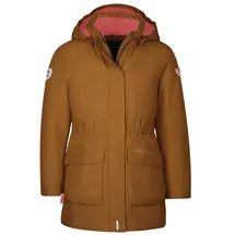 TROLLKIDS Daunenmantel ALESUND Karamell-Braun/Lachsrosa rosa|braun 92