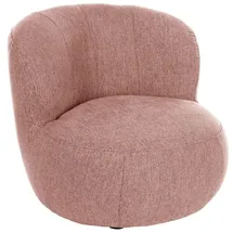 58 aufm Kessel Sessel Kayla Flachgewebe 58 x 1 x 1 cm Lachs/Rosa mit Relax-Funktion