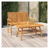 vidaXL Gartenbank 109 x 59 x 89 cm Braun