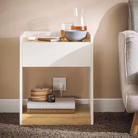 SoBuy Nachtschrank Dreamland 45 x 40 x 55 cm Weiß