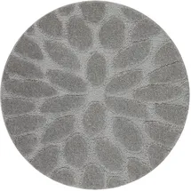 RugsX Supreme Kreis Grau Ø 100 cm