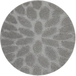 RugsX Supreme Kreis Grau Ø 100 cm