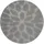 RugsX Supreme Kreis Grau Ø 100 cm