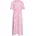 Midikleid Pink/Weiß 44
