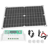 Photovoltaik-Modul, 40 W, 18 V, 20 A, Solarladeregler, Zwei USB-Anschlüsse, Solarpanel, Monokristallines Silizium, Flexibel, Schutzhelm-Zubehör