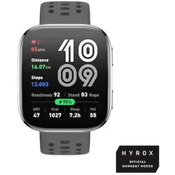 Amazfit BIP 6 Aktivitäts-Tracker Charcoal HYROX-Modus