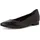 TAMARIS Damen Ballerina Leder flach, schwarz, 37 EU