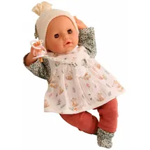 Donic Schildkröt Schildkröt Schnullerbaby Amy 45 cm (Puppe mit Malhaar und braunen Schlafaugen, Baby Puppe inkl. Kleidung) 7545304