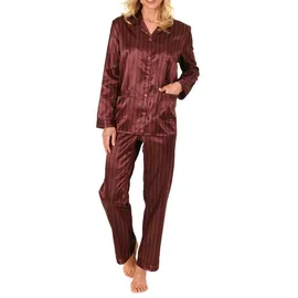 normann Langer Satin Pyjama Bordeaux 44-46