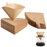200 Stück Kaffeefilter Größe 1,V-förmiger Kaffeefilter Papier,Kaffeefilter101,Coffee Filter Paper,Kegel Kaffeefilter,Kegel Papierkaffeefilter für Kaffeemaschinen Kaffeekanne Filterbecher