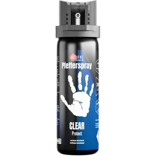 HelpMe Pfefferspray Clear zur Tierabwehr (1 Stück je 60ml) – Tierabwehrspray extra stark mit dreifacher Konzentration – Pepper Spray Hundeabwehrspray Abwehrspray Bärenspray