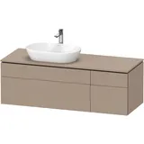 Duravit Duravit, Waschtischunterschrank wandhängend „L-Cube“ 142 × 48,2 × 55 cm) Leinen, links