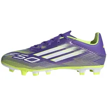 adidas F50 Club FG/MG Herren Purple Rush/Cloud White/Lucid Lemon 44 2/3