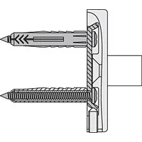 Hewi Befestigung BM1263.2 an Wand, d= 80mm, für Serie