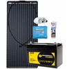 Solaranlage Wohnmobil 100W mit 120 Ah AGM Batterie und MPPT Laderegler