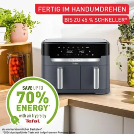 Tefal Dual Easy Fry XXL 11 L grau