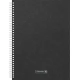 Brunnen Notizbuch Premium Wire DIN A4 punktkariert, schwarz Hardcover 192 Seiten, 1 St.