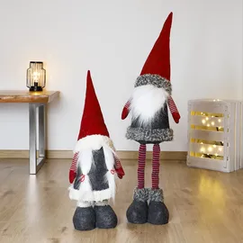 Hi Weihnachtswichtel grau/rot/weiß