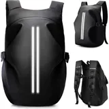 Siehe Bilder Motorradrucksack Herren wasserdicht Schwarz Laptoptasche