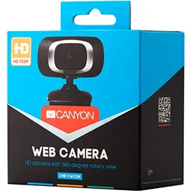 Canyon CNE-CWC3N 2 MP 1980 x 1080 Pixel USB 2.0 Black, Silver