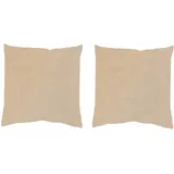 HOME WOHNIDEEN Dekokissen ELMER 50 x 50 cm Beige