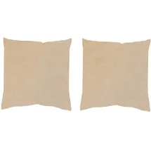 HOME WOHNIDEEN Dekokissen ELMER 50 x 50 cm Beige