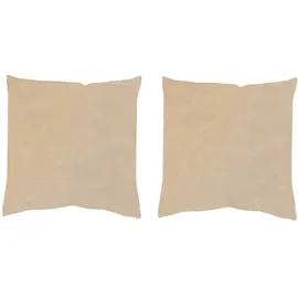 HOME WOHNIDEEN Dekokissen ELMER 50 x 50 cm Beige