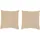 HOME WOHNIDEEN Dekokissen ELMER 50 x 50 cm Beige