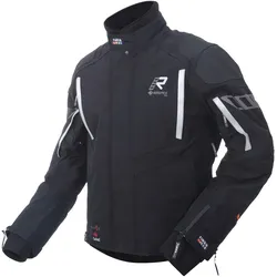 Rukka Shield-RD WP GTX Textil Motorradjacke, schwarz-weiss, Größe 60 für Männer