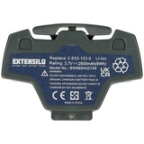 EXTENSILO Akku kompatibel mit Kärcher 1.633-455.0, 1.633-454.0, 1.633-456.0, 1.633-453.0 Home Cleaner Heimroboter Grau (2500 mAh, 3,7 V, Li-Ion)