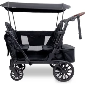 wonderfold L4 Quad-Kinderwagen Schwarz