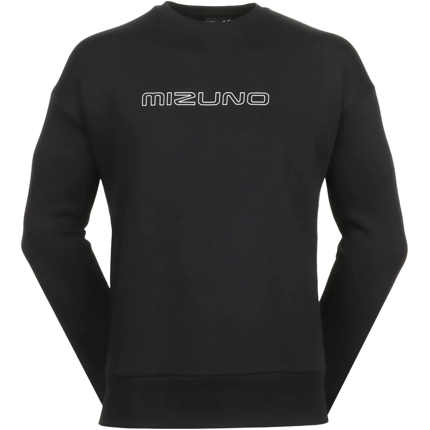 Mizuno Pullover Athletics Sweat Crew, schwarz