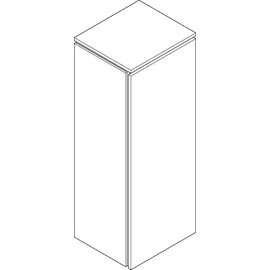 Hansgrohe Xilesa E Halbhochschrank 40 x 106,5 cm Sandbeige Matt