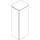 Hansgrohe Xilesa E Halbhochschrank 40 x 106,5 cm Sandbeige Matt