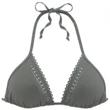 s.Oliver Triangel-Bikini-Top Damen oliv, Gr.38 Cup C/D,