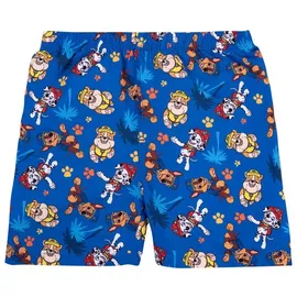 UNITED LABELS Paw Patrol Badeshorts Badehose Schwimmhose Boardshorts Badekleidung blau | Gr.: 110-116