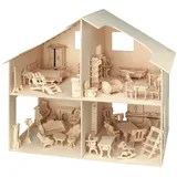 Peter Bausch GmbH & Co. KG Puppenhaus mit Möbeln