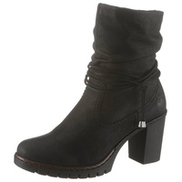 RIEKER Winterstiefelette mit gerafftem Schaft schwarz 40