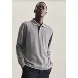 Seidensticker SEIDENSTICKER, Kragen Poloshirt slim (01.654230-0035) grau